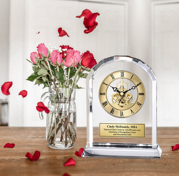 Personalized ConGRADulations Desk top Clock