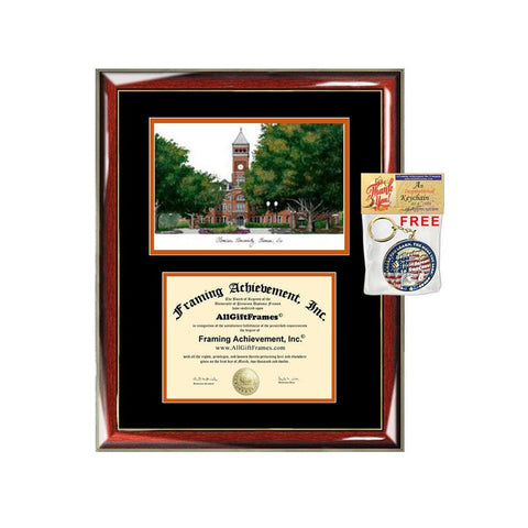 EMU diploma frames lithograph Eastern Michigan University degree frame graduation plaque gift certificate holder case graduate picture image