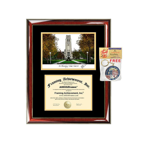 University of Toledo diploma frames lithograph Toledo frame campus image sketch certificate framing graduation degree gift college graduate