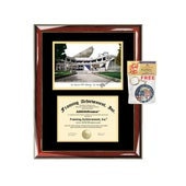 SFSU diploma frames lithograph San Francisco State University degree frame campus image certificate framing graduation gift college plaque