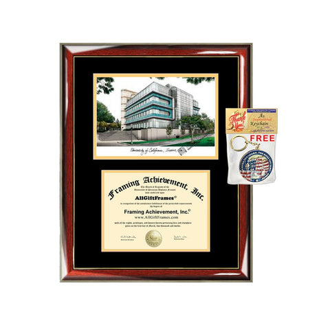 UCI diploma frames campus sketch University of California Irvine lithograph frame certificate framing graduation degree gift college UCI