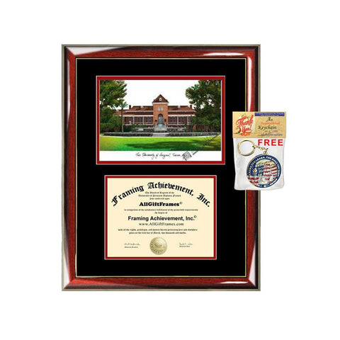 University of Arizona diploma frames Arizona lithograph frame sketch certificate framing graduation degree gift college plaque graduate