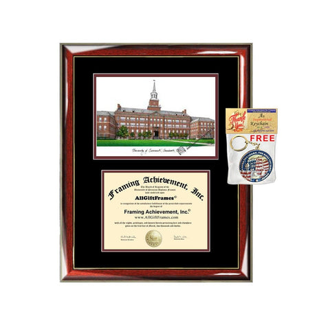 University of Cincinnati diploma frames Cincinnati lithograph frame sketch certificate framing graduation degree gift college grad plaque