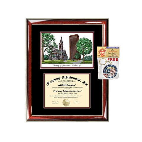 University of Massachusetts Amherst diploma frames lithograph UMASS frame campus sketch Amherst certificate framing graduation degree case