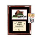 Lamar diploma frames Lamar University lithograph frame campus sketch certificate framing graduation degree gift college graduate picture