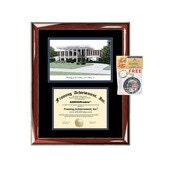 University of New Orleans diploma frames lithograph UNO frame campus image sketch certificate framing graduation degree case document holder