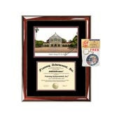 Stanford diploma frames lithograph Stanford University degree frame campus image certificate framing graduation gift college plaque graduate