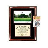 Florida Atlantic University diploma frames lithograph FAU frame campus image certificate framing graduation degree gift college graduate