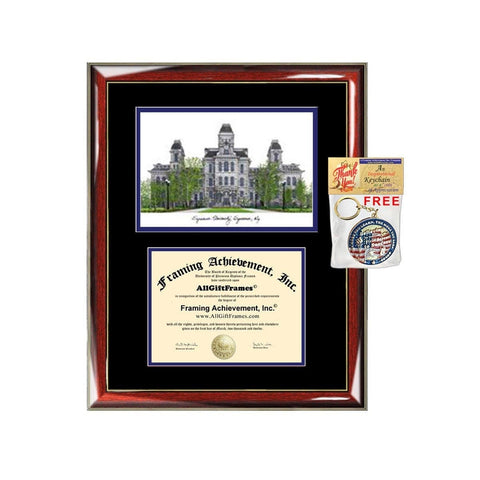 Syracuse University diploma frames Syracuse lithograph frame certificate framing campus sketch graduation degree gift college document case