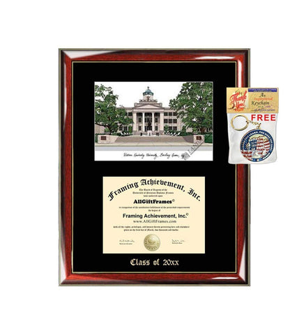 AllGiftFrames Western Kentucky University Diploma Frame Matted WKU Emboss Lithograph Degree Framing College Plaque Graduation Gift Graduate Holder