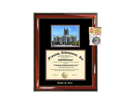 McMurry University diploma frame campus picture McMurry certificate framing outlet campus photo graduation gift document holder college graduate