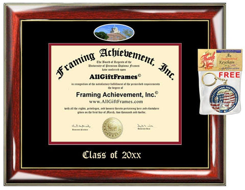 AllGiftFrames Custom Diploma Frame Embossed University of Dayton College Best Graduation Degree Frame Double Dayton Campus Fisheye Picture Frame Cheap Graduate Gift